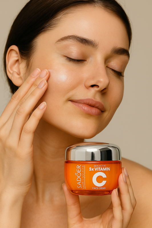 Crema Facial Aclaradora 5 en 1 con Vitamina C Activa
