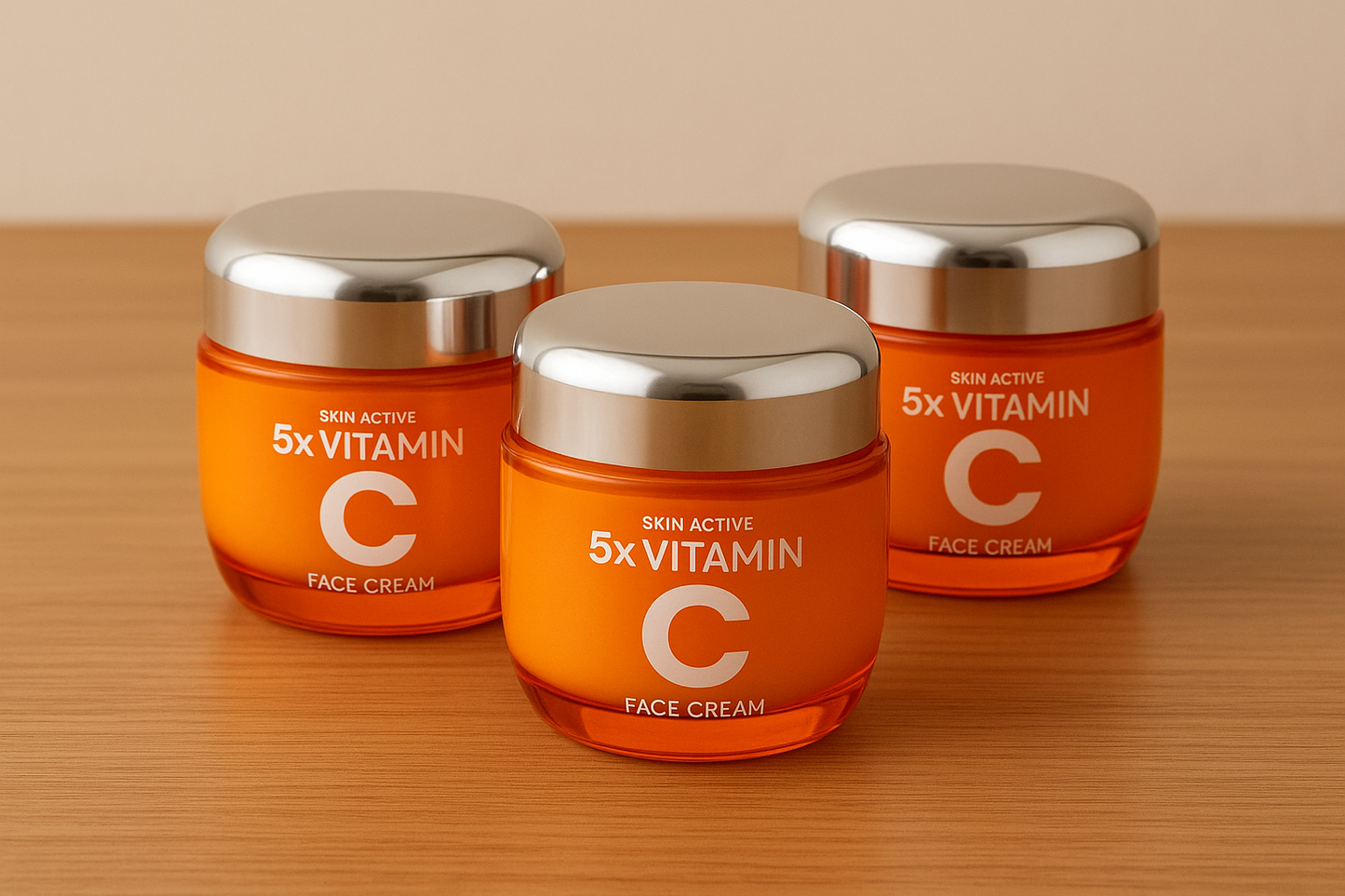 Crema Facial Aclaradora 5 en 1 con Vitamina C Activa